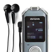 Aiwa digitālais balss ierakstītājs pelēks 16 Gb Dvr-M700 8435256810998 Dyktafon cyfrowy dyktafon szary
