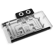 Alphacool Core Rx 9070 Quicksilver/Swift Gpu Wasserblock. Argb. Mit aizmugures plāksne akrila mit Backplate Acryl