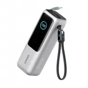 Anker Zolo Powerbank A1695H11 25000 Mah iebūvēts Usb-C un ievelkams kabelis Pilkas mAh Built-In and Retractable Cable