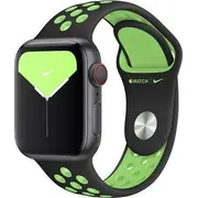 Apple siksniņa Watch Mxqw2Fe/A 38/40/41Mm Nike Sport Brand black-lime/meln-lime blast Pasek czarno-limonkowy/black-lime