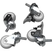 Aprīkot Equip Ezw-1 4Xräder für Serverschränke 60Mm sudraba Silber