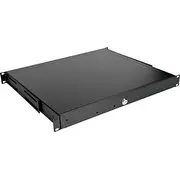 Aprīkot Equip Schublade 19 für Serverschränke 1U. abschließbar sw