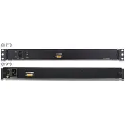 Aten Cl1000M-Ata-2Xk07Sgg slēdzis Kvm Rack montāžas iespējas Melns Montowania Czarny
