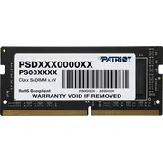 Atmiņa Patriot Signature klēpjdatoram. Sodimm. Ddr4. 16 Gb. 3200 Mhz. Cl22 Psd416G32002S Do laptopa Signature.