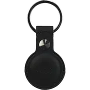 Audi sintētiskās ādas Airtag korpuss melns/melns Au-Atkr-Q3/D1-Bk Etui Synthetic Leather czarny/black
