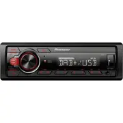 Automašīnas radio Pioneer Mvh-130Daban ar Dab antenu Radio samochodowe mit Antenne