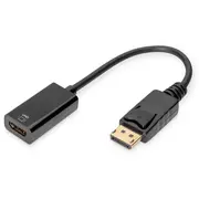 Av Digitus Displayport  melns Hdmi adapteris Ak-340415-002-S Adapter Displayport czarny