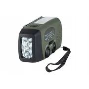 Avārijas radio Fosco Outdormen Edit. Solar-Dynamo Radio awaryjne Outdoormen