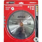 Awtools Ripzāģis kokam 500 x 30/22 40Z Aw48494 Tarczowa do drewna 30/22/16Mm