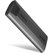 Axagon kabata. Usb-C  M.2 Nvme un Sata Ssd metāla Plāna kaste. bez skrūvēm Eem2-Gts2. 10Gbps Usb-C metalowy Thin box.