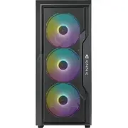 Azza Fighter 290 Miditower Black Lüfter black 4Xargb