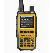 Baofeng Uv-5R Eu Mini Usb-C Bluetooth Vhf Uhf gaisa josla oranža 15 cm antena Pasmo Lotnicze Orange 15Cm