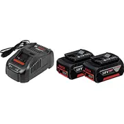 Bosch lādētājs gal 1880 Cv 2 x akumulators Gba 18V 5Ah instrumentiem 1600A00B8J Akumulator do