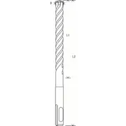 Bosch Sds betona urbis 2608833810 Do betonu 12Mm