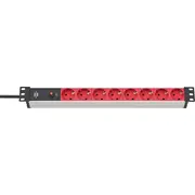 Brennenstuhl strāvas sloksne Alu-Line 8X schuko 2M 438438 Listwa 19