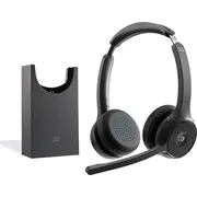 Cisco austiņas 722 Austiņas Uzliekamas Bluetooth Kabellos Oglekļa melns Mit Ladestation Webex Certified Headset On-Ear kabellos Carbon Black mit
