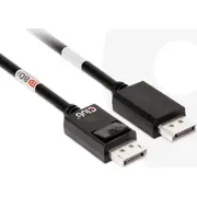Club 3D Club3D Displayport 2.1 kabelis 4K120Hz/8K60Hz Hdr M/M. černá Kabel na 1.2M.