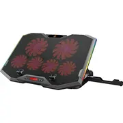 Conceptronic 6 ventilatoru dzesēšanas paliktnis Ergonomisch Gaming Podstawka 6-Fan Cooling Pad 17.0/