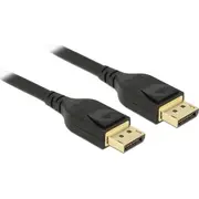 Delock Displayport  Displayport kabelis melns 85663 Kabel 5M czarny