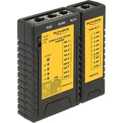 Delock Testeris kabeļu Rj45 Rj12 Poe 86107 Tester