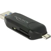 Delock Usb 3.0 microUSB lasītājs 91734 Czytnik 3.0/Microusb