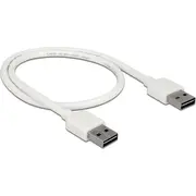 Delock Usb kabelis Usb-A  balts 85192 Kabel Usb-A