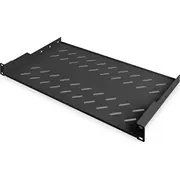 Digitus plaukts pastāvīgai uzstādīšanai 19 melns skapjos Dn-19 Tray-1-Sw Do szafach Czarna