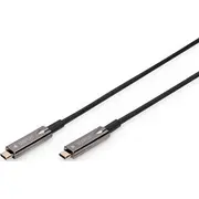 Digitus Usb-C  Usb-C Usb Kabelis melns Ak-330160-200-S Kabel Usb Usb-C Czarny