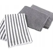 Douceur dInterieur Grey virtuves dvieļi. 40 x cm. komplektā 3 Kuchenne szare. sztuki komplecie