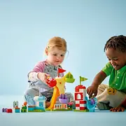 Atrakciju parks Lego Duplo Peppa Pig 10453 Miasteczko