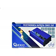 Geko pārveidotājs Sinus sprieguma 24V/230V 500/1000W 10 Przetwornica