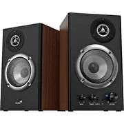 Genius datora skaļruņi Sp-Hf1200B. 2.0. 36W. brūns. skaļuma regulētājs. koka. 40Hz-20Khz Komputerowe regulacja drewniane.