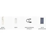 Gimbal Hohem tālrunim viedtālrunim Isteady V2 V2S White 3-Os Do Telefonu Smartfona