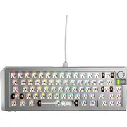 Glorious Gmmk 3 Pro 65 pielāgota spēļu-tastatur tastatūra Klawiatura Custom Gaming-Tastatur Barebone. Ansi-Layout. silber