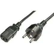 Goobay 50098 Power Cable Black 2 M Powerg spraudnis Kabel Czarny Wtyczka typu Iec C13