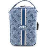 Guess 4G Printed Stripes ceļojumu universālā soma  piederumu organizators Zils Travel Universal Bag Organizer na akcesoria Niebieski