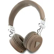 Guess Bluetooth Enc Gubh70Pgtspsw brūni graudainas klasiskas apaļas formas austiņas Brown Grained Classic Round Shape Headphones