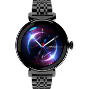 Hifuture Future Aura viedpulkstenis melns Melns Smartwatch Czarny black