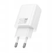 Hoco sienas lādētājs c pd qc balts wall charger Type Pd Qc 20W N60 white