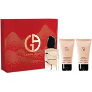 Iestatiet Giorgio Armani Si Edp Spray 50Ml ķermeņa losjons dušas želeja Set spray Body Lotion Shower Gel