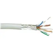 Inline Kabel. Cat.5E. S-Ftp. Awg24. Cu. bez halogēna. pelēks 73100U Halogen free. grey 100M