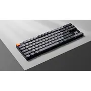 Kechron K1 Qmk bezvadu mehāniskā tastatūra 6. versija Baltais fona apgaismojums Keychron zems profils 2.0 Mehāniskais sarkans Wireless Mechanical Keyboard Version White Backlight Low Profile Red