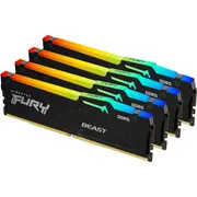 Kingston Fury Beast Rgb atmiņa. Ddr5. Cl40 Kf556C40Bbak4-64 Rgb. Gb. 5600Mhz.