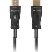 Lanberg Hdmi  Hdmi kabelis melns Ca-Hdmi-30Fb-0400-Bk Kabel 40M czarny