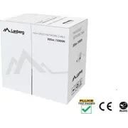Lanberg kabelis Utp Cu 305 m ciets Fluke Lcu5-12Cu-0305-B-Lcu5-12Cu-0305-B Kabel Kat.5E drut