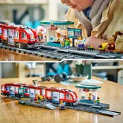 Lego City tramvajs ar staciju 60423 Tramwaj miejski ze