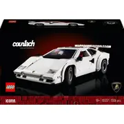 Lego ikonas Lamborghini Countach 5000 Quattrovalvol 10337 Icons Quattrovalvole