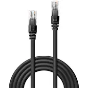 Lindy 48084 Melnā tīkla kabelis 20 M U/Utp Utp Kabel sieciowy Czarny Cat6