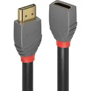 Lindy Hdmi  Hdmi kabelis pelēks 36477 Kabel 2M szary