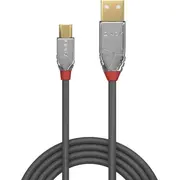 Lindy Usb-A  microUSB Usb kabelis pelēks 36652 Kabel Usb-A Szary